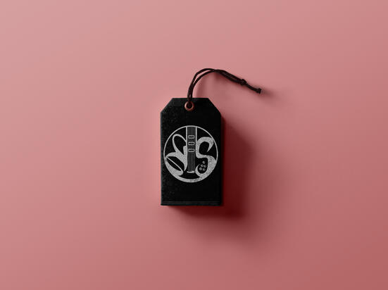 Personal Initials Guitar Logo