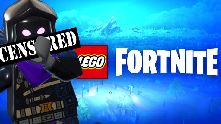 YOU CAN&#39;T SAY THAT ON LEGO FORTNITE